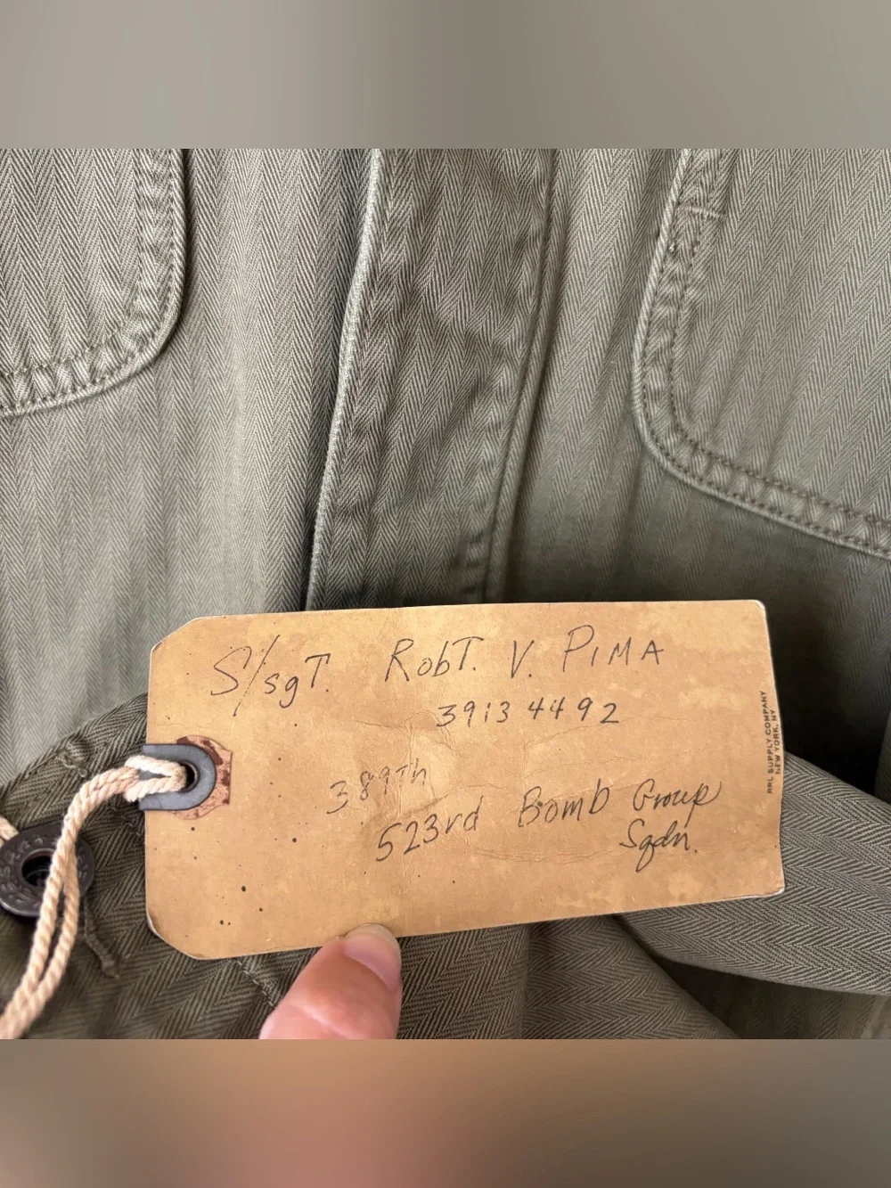 Ralph Lauren RRL Double RL Cotton Herringbone Coverall Workwear Olive Green XL